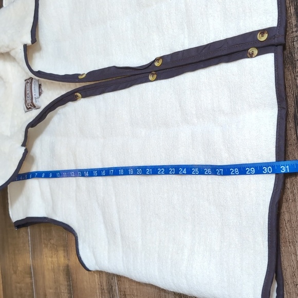 DRIZA-BONE 100% Australian Wool Collared Coat Liner Button-In Wool XXL - Picture 8 of 9